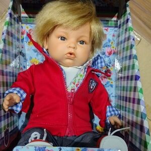 Preppy World Collection Red Jacket Baby Doll